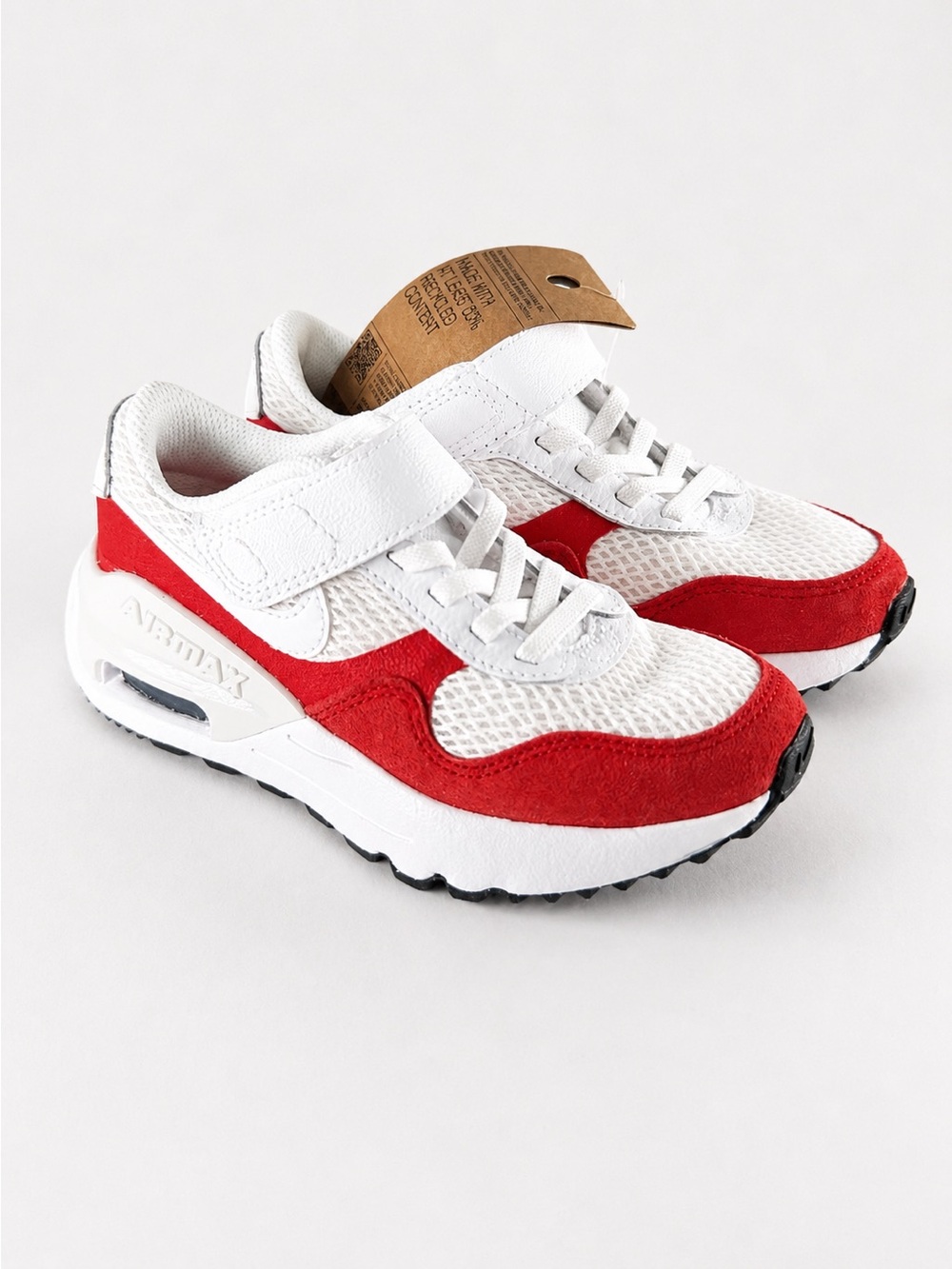 Size 12C- Nike Air Max Systm University Red Sneakers